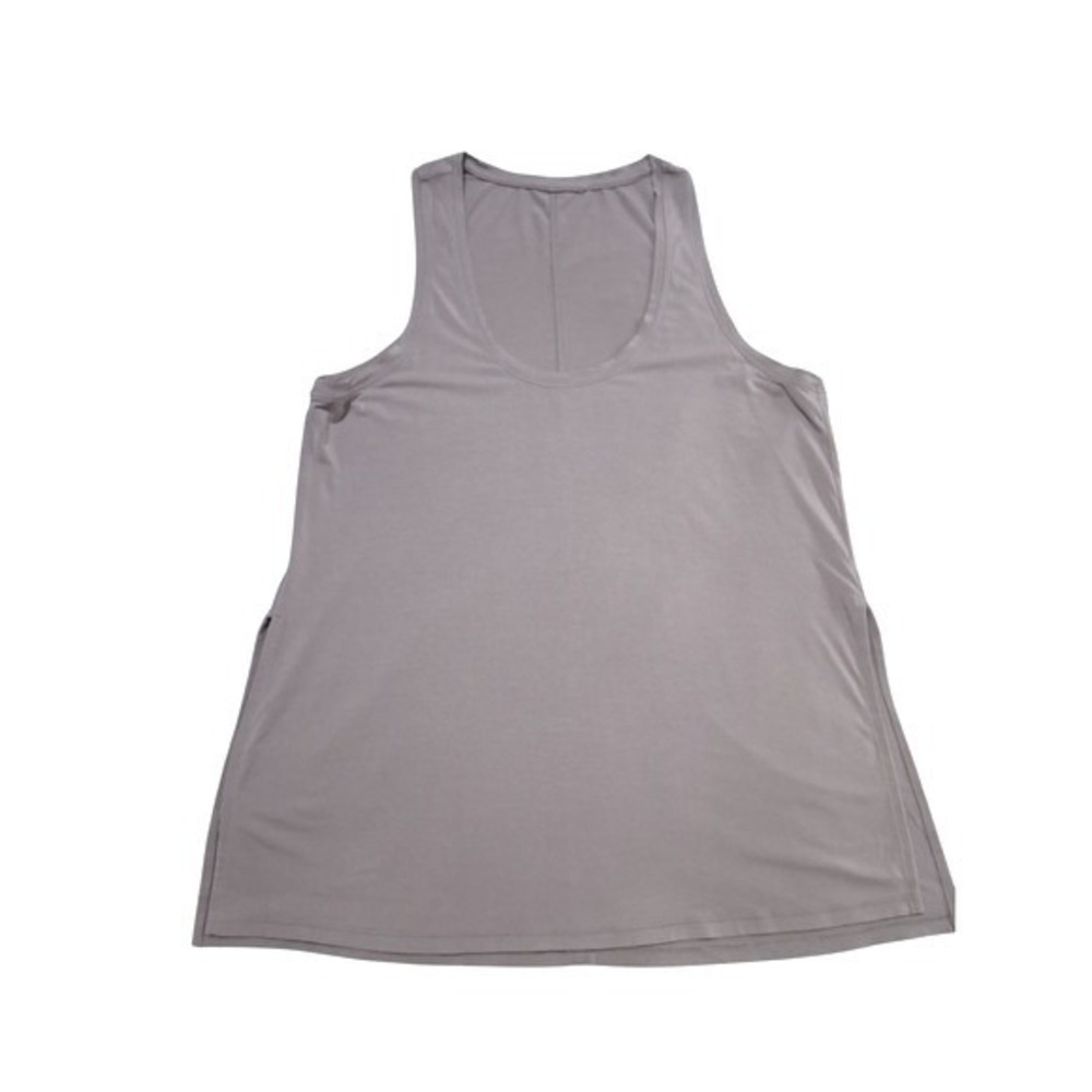 Lululemon Athletica Modal Silk Women's size Medium Side Slit Gym Workout Tank